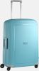 Samsonite S&apos, Cure Spinner 55 aqua blue Harde Koffer online kopen
