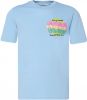 Scotch & Soda Retro graphic jersey t shirt in org seafoam online kopen