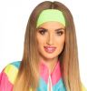 Feestbazaar Disco 80&apos, s Haarband neon groen online kopen