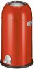 Wesco Soft Close Kickmaster Prullenbak 33 L Rood online kopen